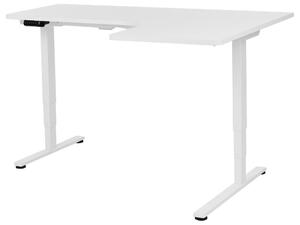 Állítható íróasztal Elektromos Jobb oldali Fehér DESTINES