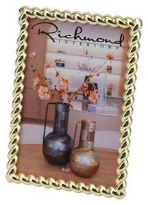 Richmond Interiors Elegáns Fonott Arany Képkeret 16,5x11,5 cm