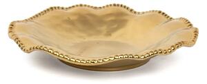 KARE Bell Gold Porcelán Dísztányér 36 cm Arany