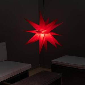 NEXOS Karácsonyi dekoráció csillag időzítővel 1 LED 55 cm