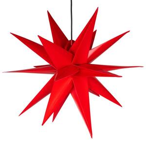 NEXOS Karácsonyi dekoráció csillag időzítővel 1 LED 55 cm