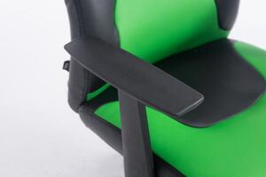 Gyermek irodai szék Alora fekete/zöld
