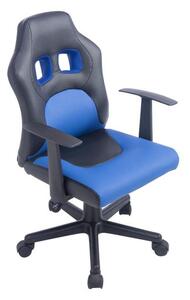 Gyermek irodai szék Alora fekete/kék