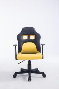 Gyermek irodai szék Alora Fekete/sárga