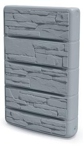 Wall Stone 400L Lapos Esővízgyűjtő Tartály Kőmintás Szürke