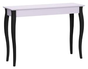 LILLO konzolasztal - 105x35cm Fekete lábak / sötét rózsaszín