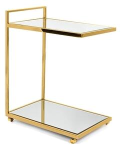 KARE Design Classy Gold Arany Görgős Zsúrkocsi Tükörüveggel