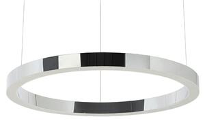 King Home Ring 80 LED Függőlámpa Polírozott Acél Ezüst