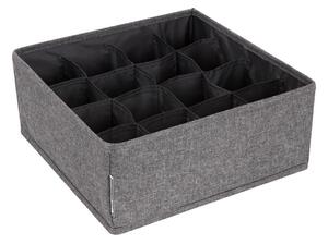 Drawer szürke fiókrendszerező 16 rekesszel - Bigso Box of Sweden
