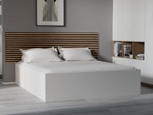 BELLA ágy 160x200 cm, fehér Ágyrács: Ágyrács nélkül, Matrac: Deluxe 10 cm matrac