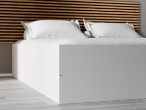 BELLA ágy 180x200 cm, fehér Ágyrács: Lamellás ágyrács, Matrac: Matrac nélkül