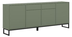 Komód Maravio 104, Laminált forgácslap, 83x209x37cm, Zöld