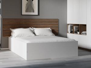 BELLA ágy 140x200 cm, fehér Ágyrács: Lamellás ágyrács, Matrac: Matrac nélkül