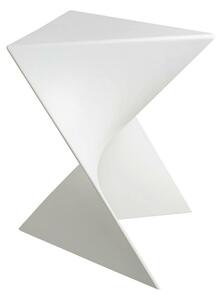 King Home ZIK Geometrikus Polipropilén Kisasztal Fehér Matt