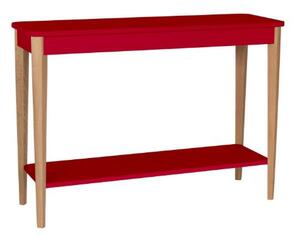ASHME 105x35cm konzolasztal - kőris piros