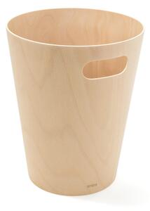 Natúr színű irodai szemetes 7,5 l Woodrow – Umbra