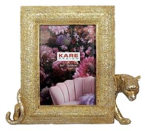 KARE Design Leopard Gyanta Képkeret Arany-Ezüst 13x18 cm