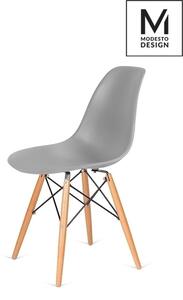 Modesto Design DSW Műanyag Szék Szürke Bükkfa