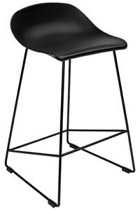 King Home ROLF Polipropilén Bárszék Fekete Modern PC-148A.76