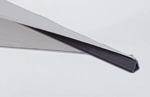 Világosszürke szövet napernyő Bizzotto Imese 400 x 400 cm