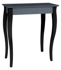 LILLO konzolasztal - 65x35cm Fekete lábak / grafit színben