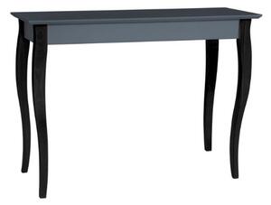 LILLO konzolasztal - 105x35cm Fekete lábak / grafit színben