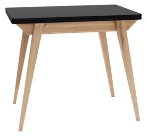 Bővíthető étkezőasztal fekete asztallappal 65x90 cm Envelope – Ragaba