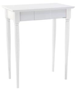 Íróasztal MAMO 65x40 cm - fehér / fehér lábakkal