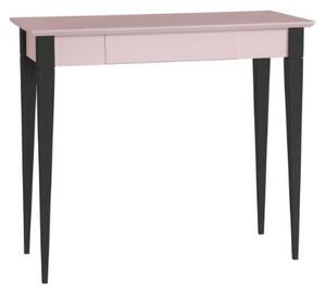 Íróasztal MIMO - 65x40cm Fekete lábak / rózsaszín