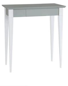 Íróasztal MIMO 65x40cm Fehér lábak / sötétszürke