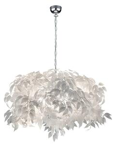 Pendant Leavy fehér, tollas függőlámpa, magasság 150 cm - Reality