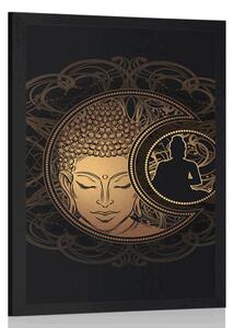 Poszter harmonikus Buddha ereje