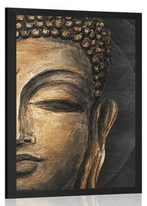 Poszter Buddha arca