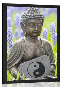 Poszter jin és jang Buddha