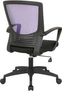 Adelinda irodai szék fekete/lila