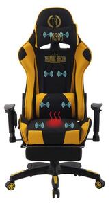 Afrodite irodai szék fekete/sárga