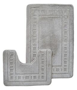 Szürke fürdőszobai kilépő szett 2 db-os 80x50 cm Armoni - Catherine Lansfield