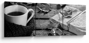 Kép - Egy nyugodt őszi nap (órával) (90x30 cm)