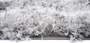 Sötétszürke KORY puha shaggy szőnyeg Méret: 140x200 cm