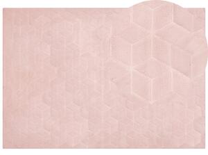 Rózsaszín műnyúlszőrme szőnyeg 160 x 230 cm THATTA