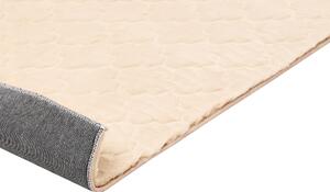 Bézs műnyúlszőrme szőnyeg 80 x 150 cm GHARO
