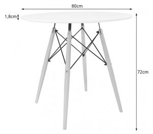 OSLO fekete asztal étkezőgarnitúra 1 + 4 YORK OSAKA szék