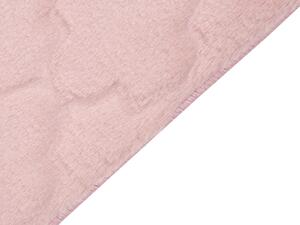 Rózsaszín műnyúlszőrme szőnyeg 160 x 230 cm GHARO