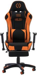 Amanda versenyzői irodai szék fekete/narancs