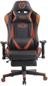 Amalfa versenyzői irodai szék fekete/narancs