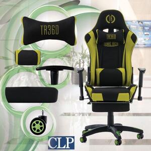 Versenyzői irodai szék Amanda fekete/zöld