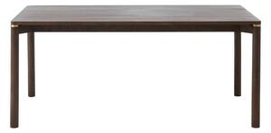 Barna bővíthető étkezőasztal 95x180 cm Arun – Unique Furniture