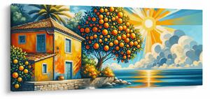 Kép - Ház narancsokkal I. (120x50 cm)