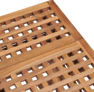 VidaXL összecsukható tömör tíkfa kerti asztal 50 x 50 x 50 cm