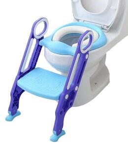 Bamny BCA-002 WC-ülőke, lépcsős kialakítás - kék lila